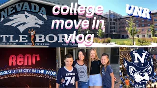 COLLEGE DORM MOVE IN VLOG Peavine Hall University of Nevada Reno