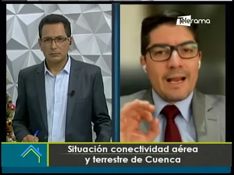 Situación conectividad aérea y terrestre de Cuenca