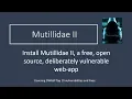 3 Install Mutillidae II vulnerable web app