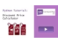 Python Tutorial Discount Price Calculator