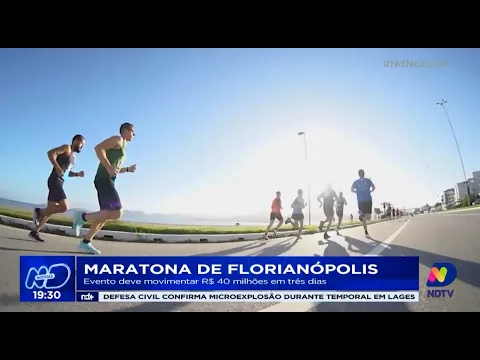 Maratona Internacional De Floripa: cerca de 15 mil atletas participam da competição