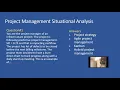 Project Scenario Analysis