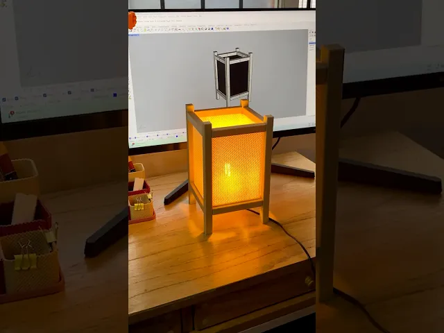 Riku Shoji Table Lamp - Japanese Lamp - Lamps & Home Lighting by Lunfardo video thumbnail