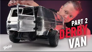 I Built a 95% Aluminum Body for RC Demolition Derby! Part 2 of our experiment.