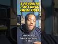 Lagu 5 Favorite Pop Songs From 2003 #music #musiclist #favoritemusic #favoritesongs #2003 #popmusic