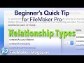 FileMaker Beginner s Quick Tip - Relationship Types