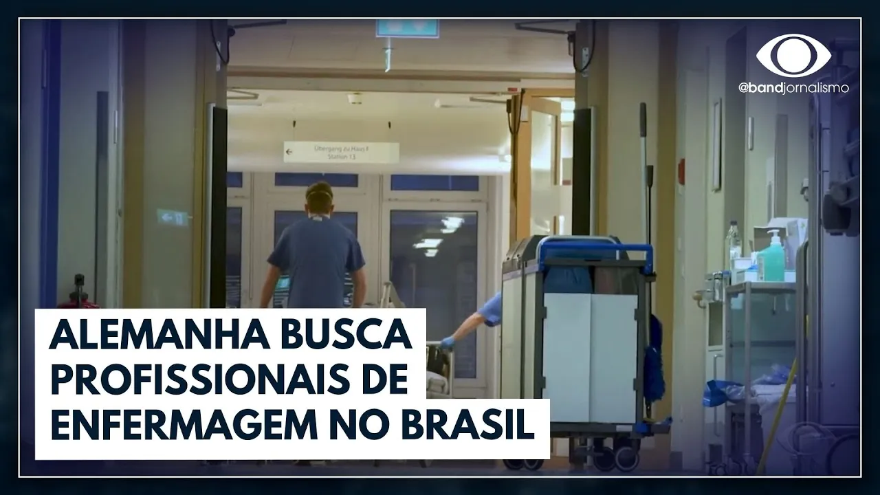 Alemanha busca enfermeiros brasileiros | Jornal da Band