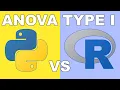 R vs Python ANOVA Type 1