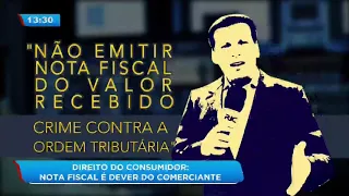Direito do consumidor: comerciante não emitiu nota fiscal