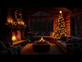 Warm Fireplace Ambience 2025 • Soothing Christmas Ambience with Fireplace • Holiday Piano Melody