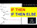 IF Statement-IF then and IF then else - Pascal Programming Language