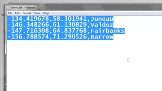 Week4 Creating GIS Data Using Python Scripting