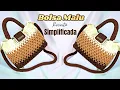 Download Lagu Aprenda a Técnica Simplificada e Econômica de Fazer a Bolsa de Crochê Ponto Colmeia | Bolsa Malu