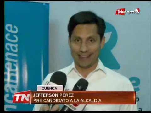 Jefferson Pérez oficializó candidatura a la alcaldía