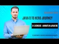 Master In Java Arrays with Hands On Exercises Part 01