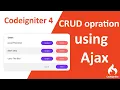 Mastering CRUD Operations with Ajax in CodeIgniter 4 Ultimate Guide