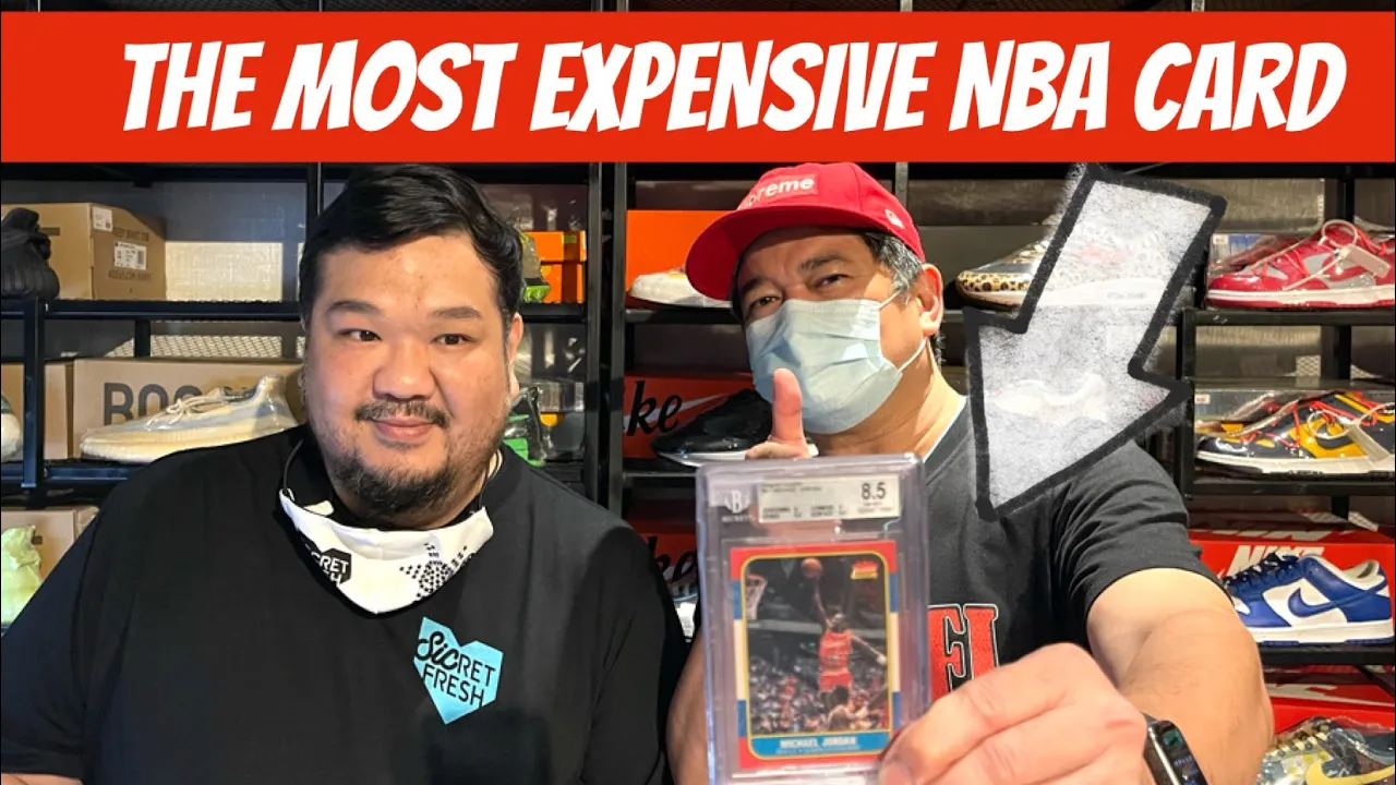 P 220 MILLION NBA CARD & MICHAEL JORDAN ROOKIE CARD UP CLOSE!