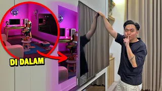 ADA RUANGAN RAHASIA DI BALIK TV RUMAH GW!