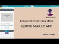 Code org Lesson 11 Functions Make Unit 4 - Variables Conditionals and Functions 22- 23