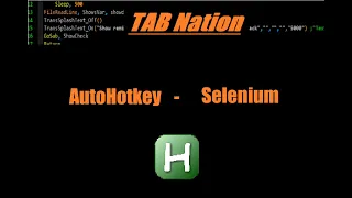 AutoHotkey Selenium Part 2 - Grab Info From Browser and load user info IE Chrome Firefox Edge