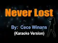 NEVER LOST - Cece Winans KARAOKE VERSION