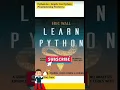 Top Python Programming Books To Learn Python Basic to advanced