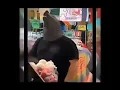 Guy in Wolf Mask Looks Down Meme