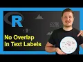 Avoid Overlap of Text Labels in ggplot2 Plot in R Example geom - text