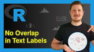 Avoid Overlap of Text Labels in ggplot2 Plot in R Example geom - text