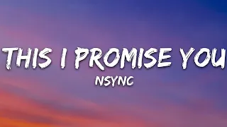  nsync this i promise you lyrics 