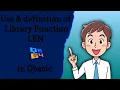 Library Function LEN Usage and definition And Introduction
