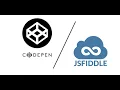 CodePen io VS JSfiddle comparision