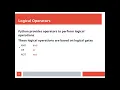 1st year Python Logical and Relational Operators in Hindi