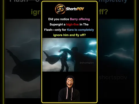 Supergirl Ignored The Flash’s High-Five! 😂⚡ #movie