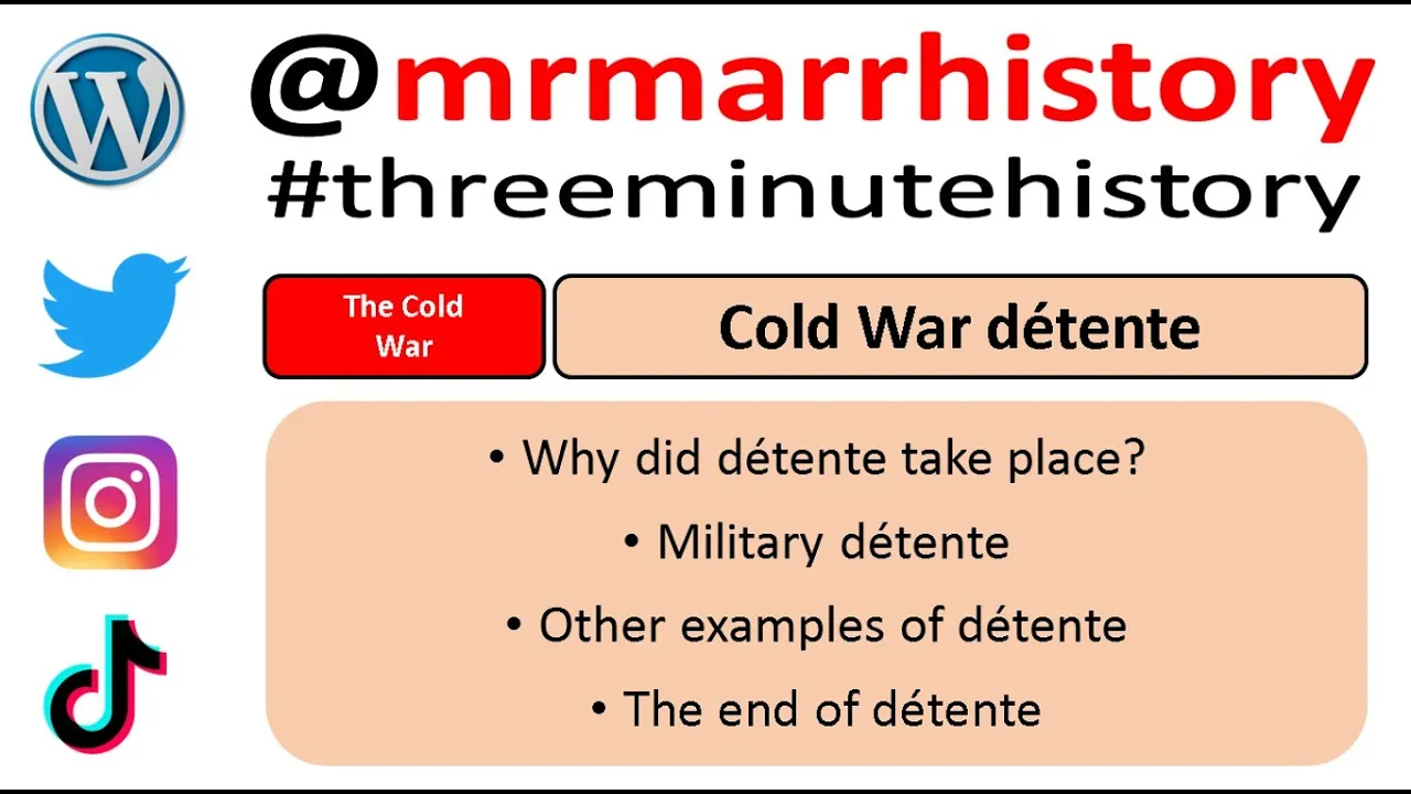 Three Minute History - Cold War detente