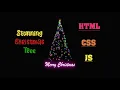 How to create a Christmas Tree using HTML CSS and JavaScript tutorial Christmas tree tutorial