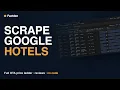 How to Scrape Google Hotels Prices Reviews No Code 2026