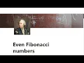 002 - Even Fibonacci numbers