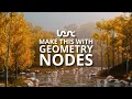 Geometry Nodes for beginners in Blender