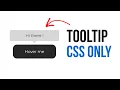 HTML CSS Tooltip on Hover