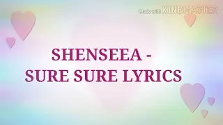 shenseea sure sure lyrics 