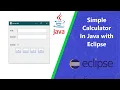 How to Create a Simple Easy Calculator in java Eclipse