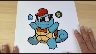 Pokemon Squirtle Custom Sticker
