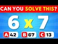 Can You Pass This Maths Quiz EASY to IMPOSSIBLE The Ultimate Math Quiz