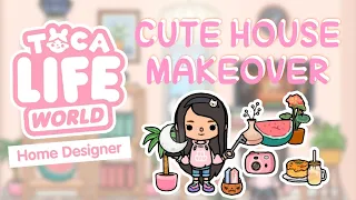 cute house makeover in toca life world part 1