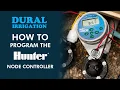How to program the hunter node controller