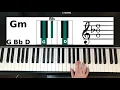 How To Play Gm On Piano