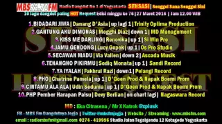 edisi 76 sensasi 10 lagu dangdut paling hot request di 92 7 mbs fm