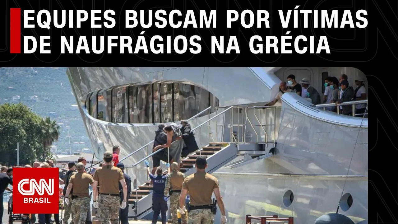 Equipes buscam por vítimas de naufrágios na Grécia | LIVE CNN