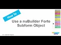 08 objects subform